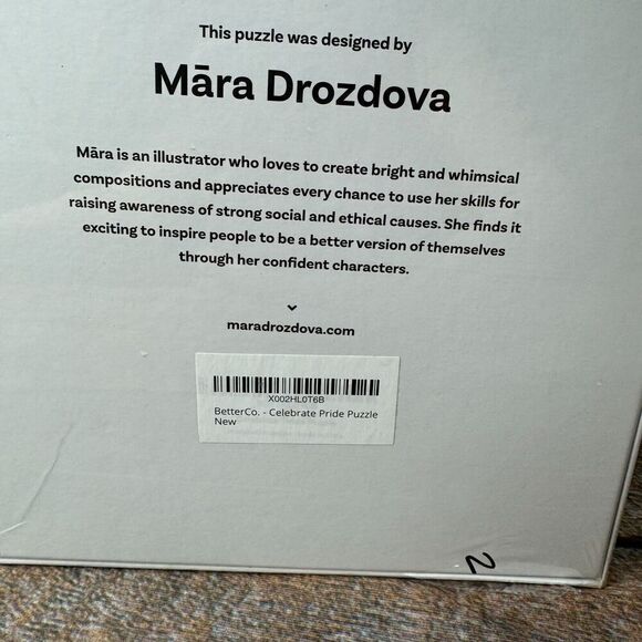 BetterCo Celebrate Pride Jigsaw Puzzle 1000 Piece Mara Drozdova‎ NEW - Picture 6 of 7